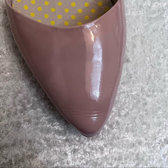 Boden  Patent Leather &Suede D’Orsay Pointed Flats Size 41.5EU/10US - Picture 8 of 8